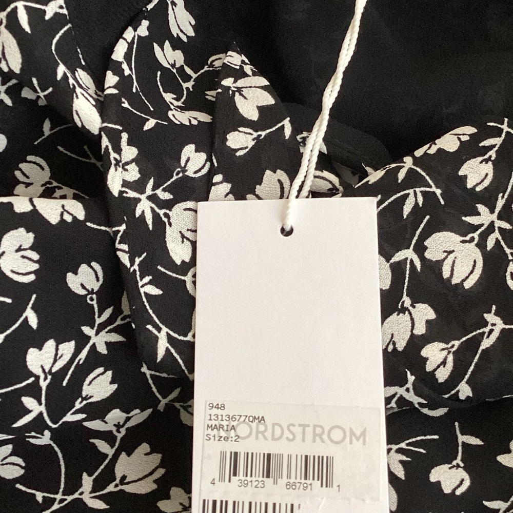 NWT Reformation Talleen Floral Midi Dress, 2 - Picture 12 of 14